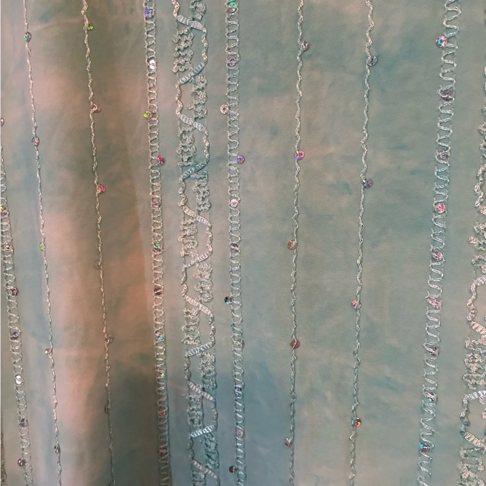 Coral Bay Light Aqua Embellished Tunic - Picture 5 of 5